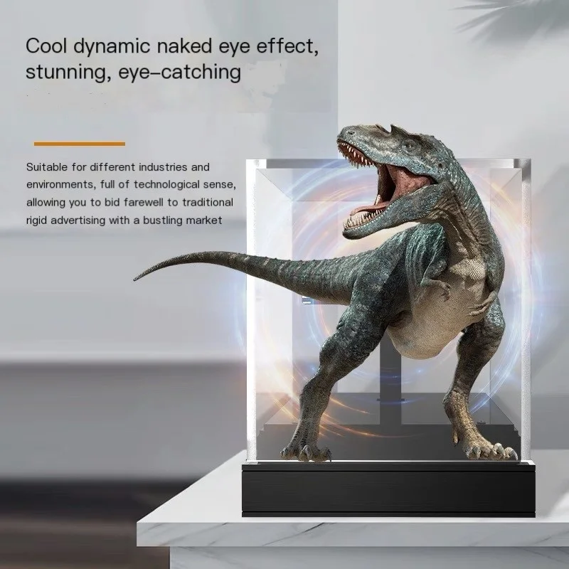 

Naked Eye 3d Holographic Fan Air Imaging Stereoscopic Hovering Display Projector Advertising Lights With Protective Case