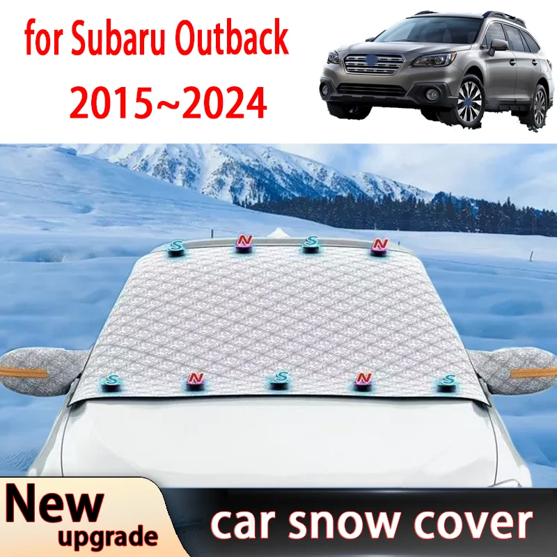 

for Subaru Outback2015-2024 Car Snow Shield Shade Outdoor Winter Front Windshield Window Freeze Frost Cover Sunshade Accessories