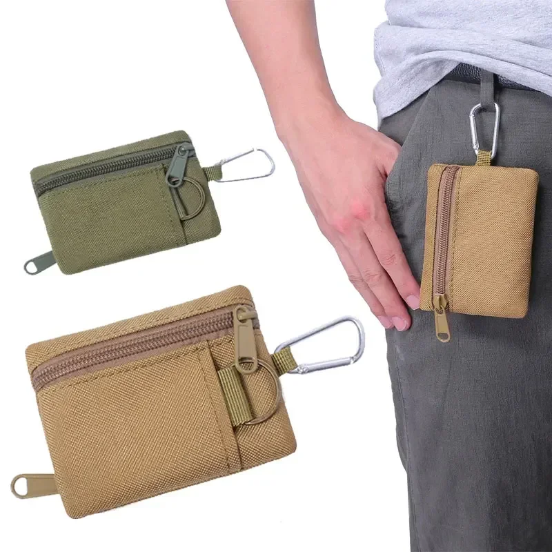 

Outdoor Portable Mini EDC Gadgets Molle Pouch Key Wallet Travel Zipper Belt Bag Tactical Purses Hunting Hiking Waist Wallet