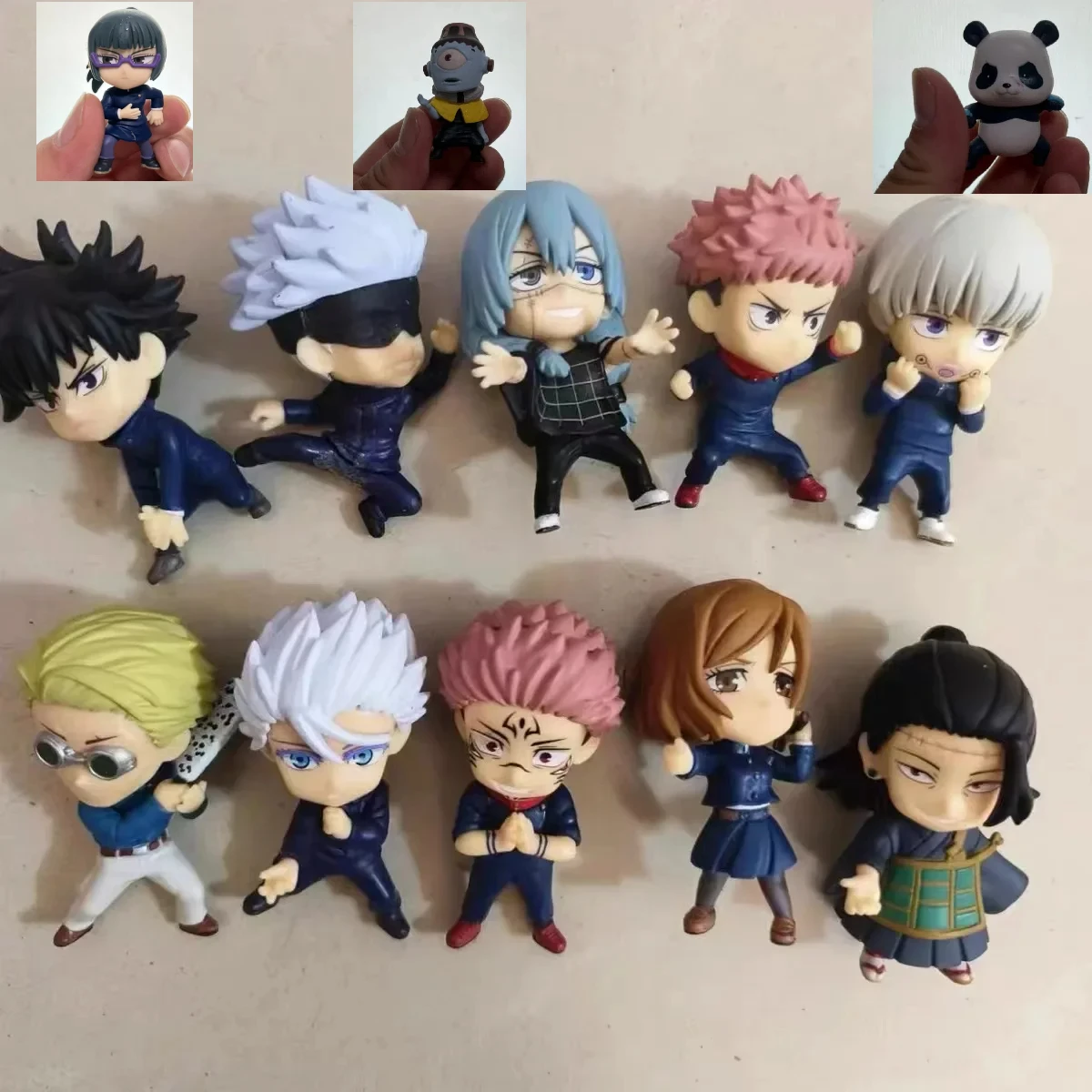 1Pcs Random Style 6CM New Anime Jujutsu Kaisen kawaii Q version Action Figure PVC Model Toys Doll collect Ornaments Gifts