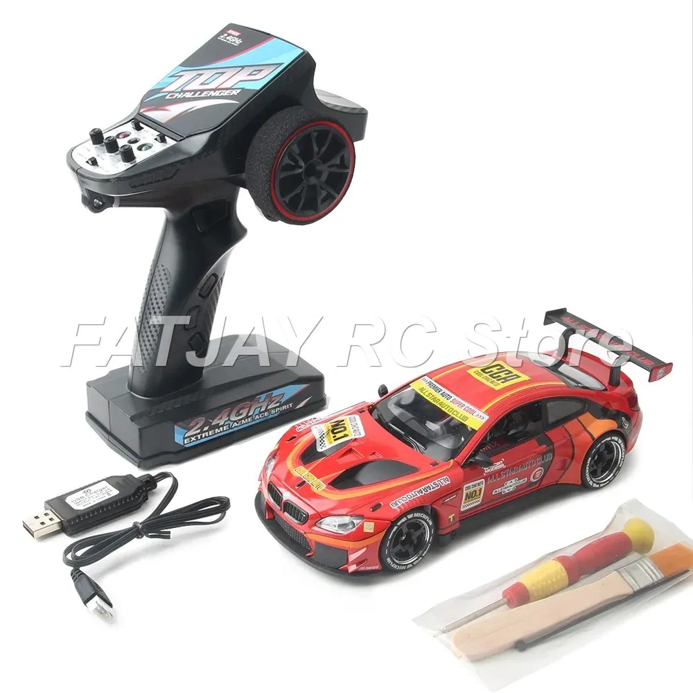 1/24 4WD AWD Electric RC Drift Car | FATJAY MINI-Q6 MINI-Q8 HGQ8 | High-Strength Metal Shell Racing Model