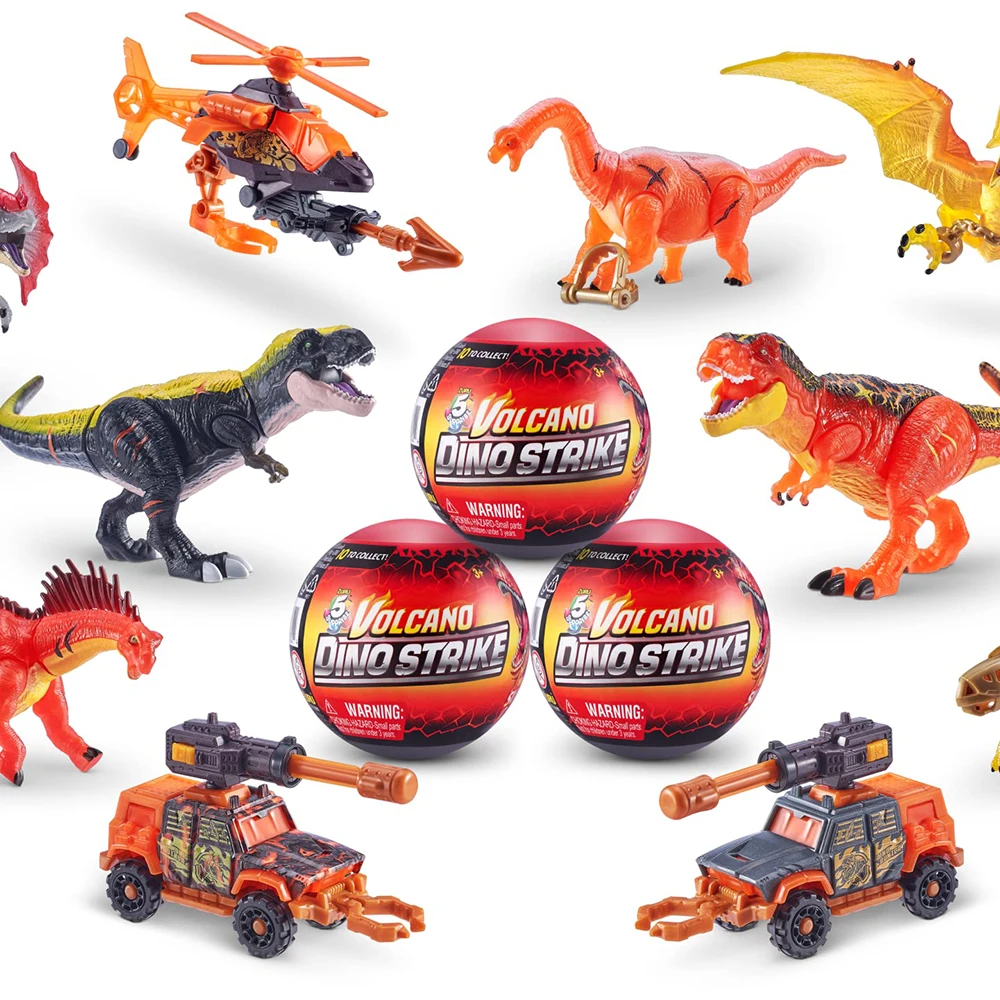 

Surprise Mini Brands Toy Zuru Mystery Blind Box Birthday Mini Decoration Dino Decoration Truck Force Car Dinos Miniature Toys