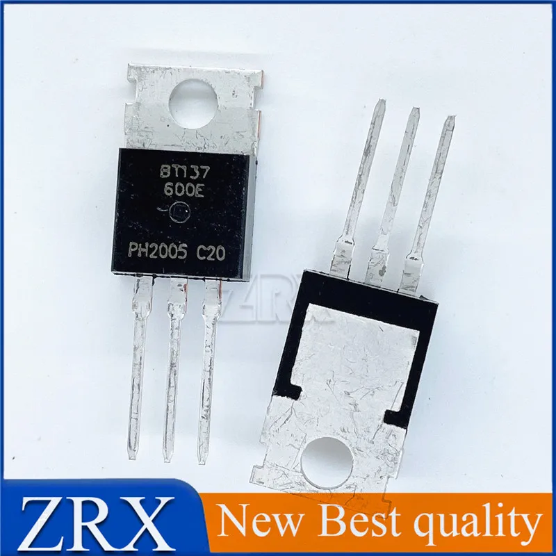 5Pcs/Lot  New original BT137-600E bidirectional thyristor switch