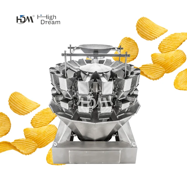 

Potato Chips 14 Head Multihead Weigher Packing Machine