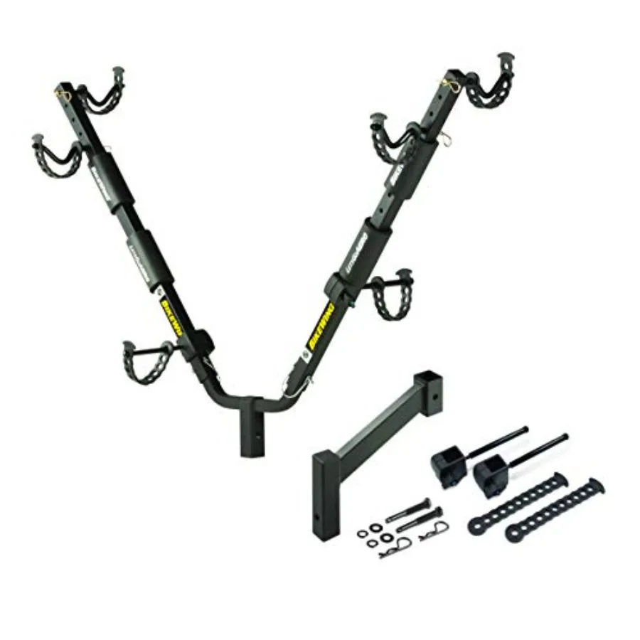 حامل رف الدراجة المزدوج من Lippert BikeWing للمقطورات ومركبات القطر 2 دراجة مهد عجلة قابل للتعديل للتحكم في التأثير #6