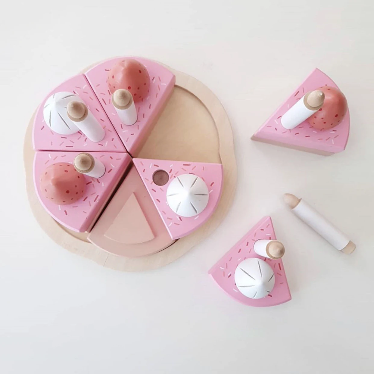 Kinderen Doen Alsof Spelen Simulatie Dubbellaags Cake Speelgoed Diy Houten Snijtaart Keuken Alsof Spelen Educatief Speelgoed Voor Kinderen