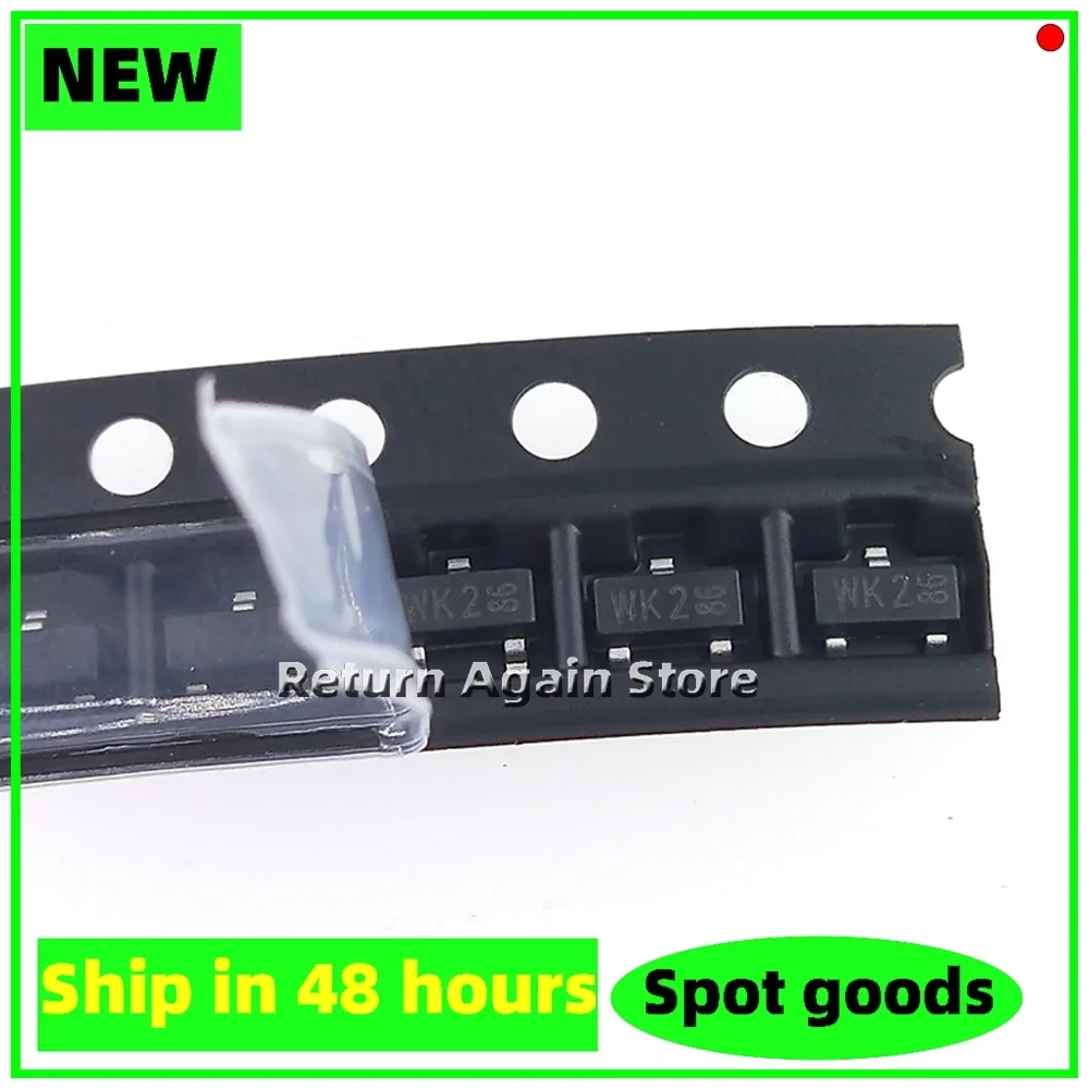 50PCS/LOT BSH108 Marking code：WK2  SOT-23 mosfet new original