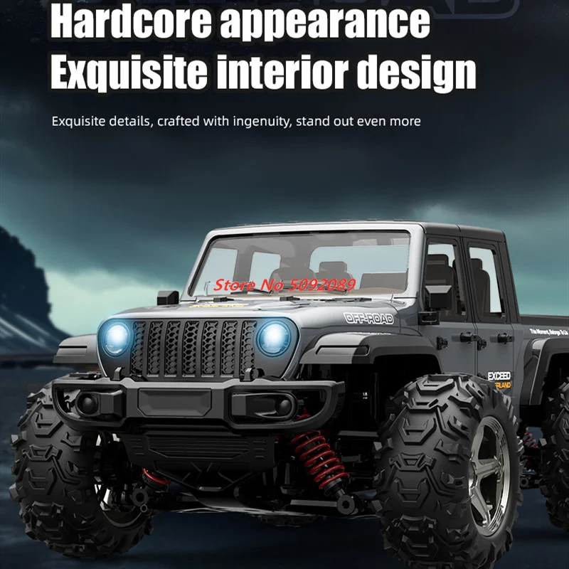 High Speed 2.4G 1/20 Full Scale RC Cyber Car Off-Road Truck 4WD Waterproof High Speed Stunt Climbing Car With Lights Car Vehical