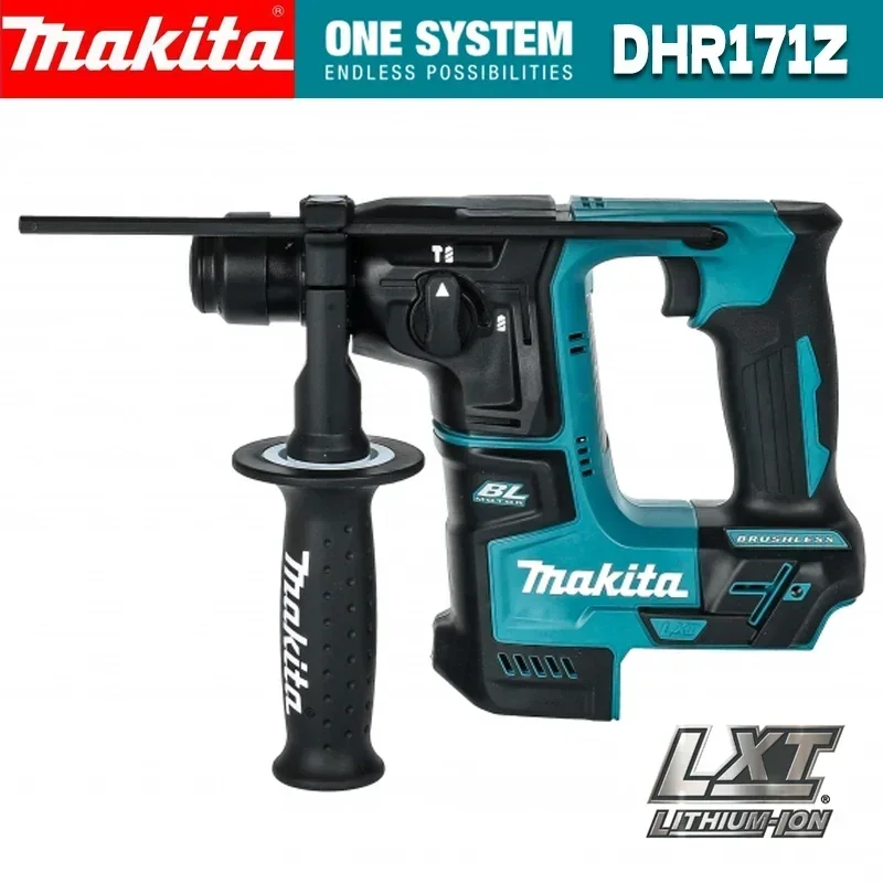 MAKITA DHR171Z Rotary Hammer Drill 18V Li-Ion LXT Cordless Brushless SDS Plus Rechargeable Electric Hammer Impact Drill DHR171