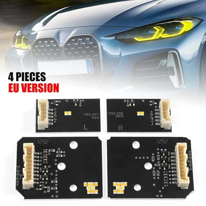 

Светодиодные панели с ангельскими глазами, чипы DRL, ходовые огни, лазерные фары, источник света для BMW G80 M3 G82 M4 G26 G22 63119851047 63119851048