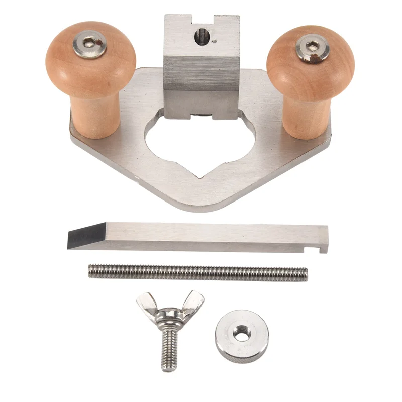 

J1UL1N Фрезерный станок, ручной строгальный станок своими руками для деревообработки, ручной фрезерный станок с удобной деревянной ручкой