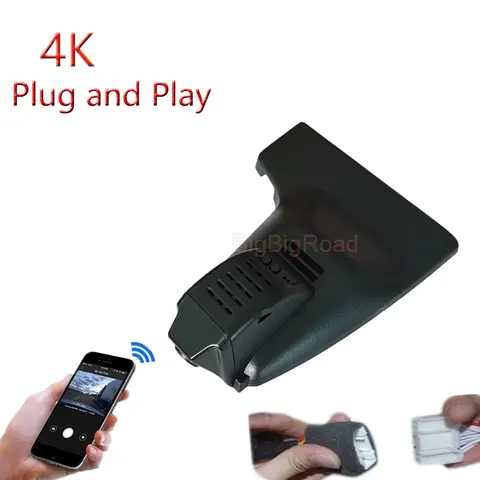 4K Plug And Play Per Nissan XTrail X-TRAIL 2018 2019 2020 2021 2022 Videoregistratore per auto Wifi DVR Dash Cam Camera FHD 2160P