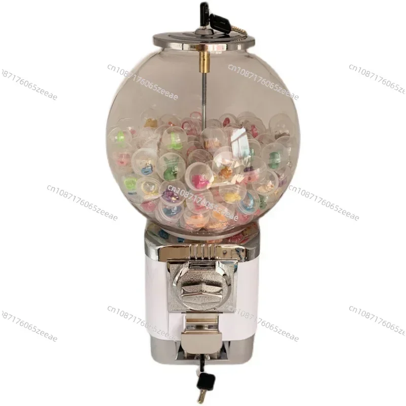 Candy Vending Machine Durable Metal Body Gumball Dispenser Machine with Key Lock for Home Game Store Bouncy Ball Machine