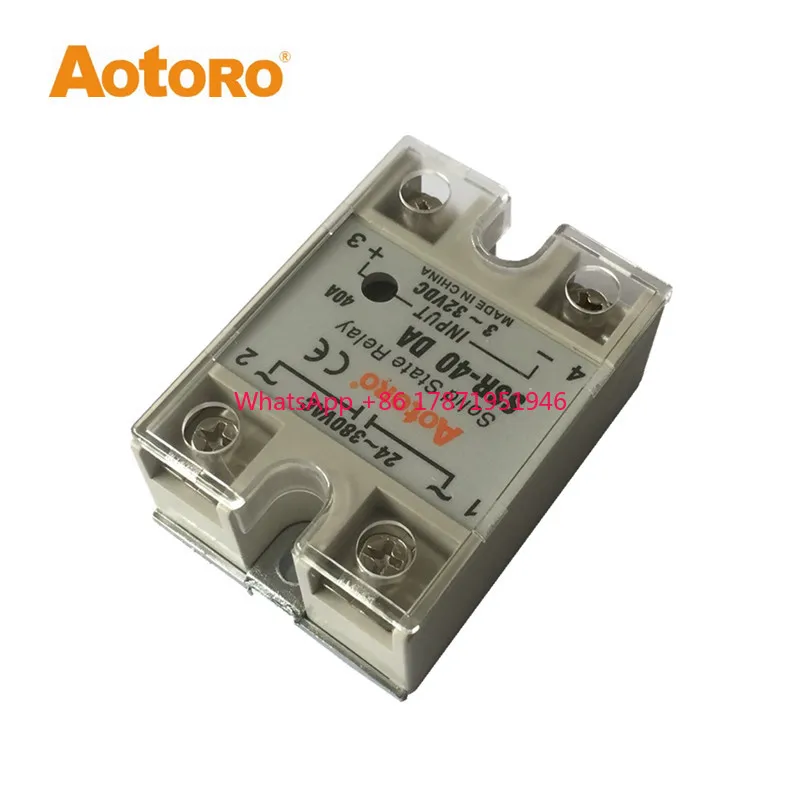 ethernet  SSR-40DA single phase ssr Solid state relay controller ip power control