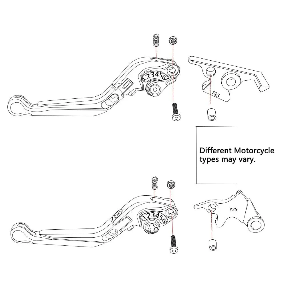 Palancas de embrague de freno YZF-R6 para motocicleta, barra de agarre para manillar, extremos de empuñaduras para YAMAHA YZFR6 YZF R6 1999 2000 2001 2002 2003 2004