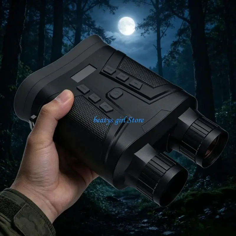 C7AB Low Light Digital Binoculars with 31 Mm Objective Lens, 3840 X 2160 Recording, Professional Handheld Body for Camping and