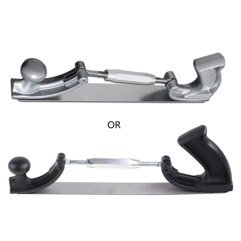 Y1AD Adjustable Frame Milled Tooth Car Body Polisher Files Metal Panel Polishing Curved Tooth Steel File Holder Accessories