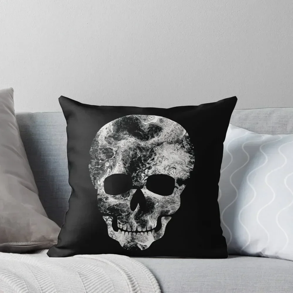 

There is Beauty in darkness abstract skull black Throw Pillow Christmas Pillows home decor items pillow pillowcase pillow