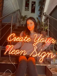 Custom Neon Sign LED Neon Night Light for Wedding Home Decorations Wall Lamp Personalized Name Business Logo Birthday Gift
