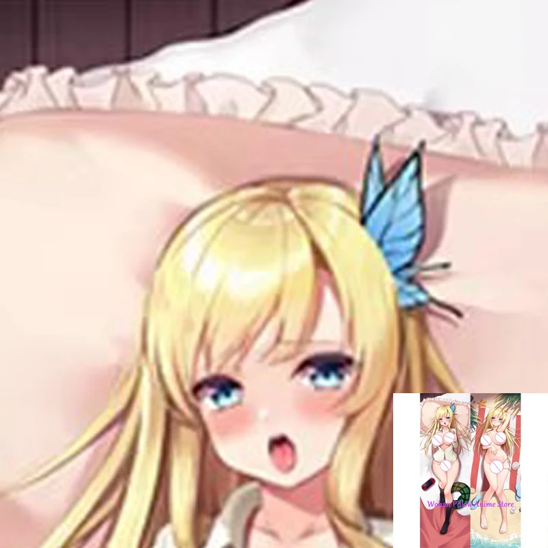

Dakimakura Anime Pillow Cover Kashiwasaki Sena Double Sided Print Life-size Halloween Christmas Decoration
