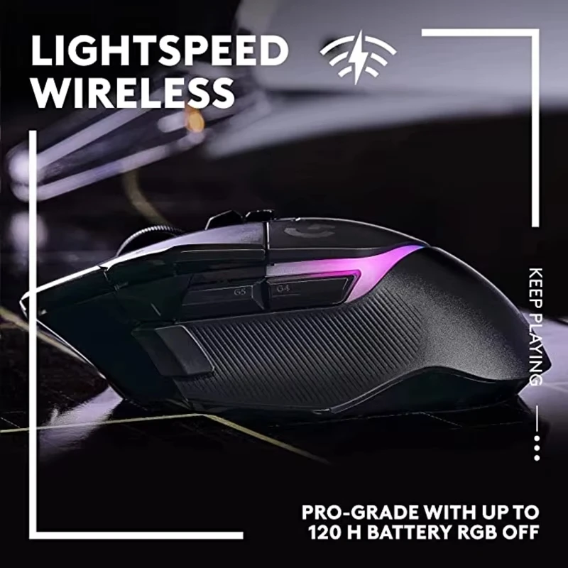 Logitech G502 X PLUS LIGHTSPEED Wireless Gaming Mouse G502X LIGHTSPEED 25K Hero Optical Sensor Programming Gaming Mice New