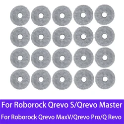 Mop Cloths For Roborock Qrevo Master/Qrevo Slim / V20 / P10S Pro Robot Vacuum Cleaner Parts Rag Mop Pads Accessories