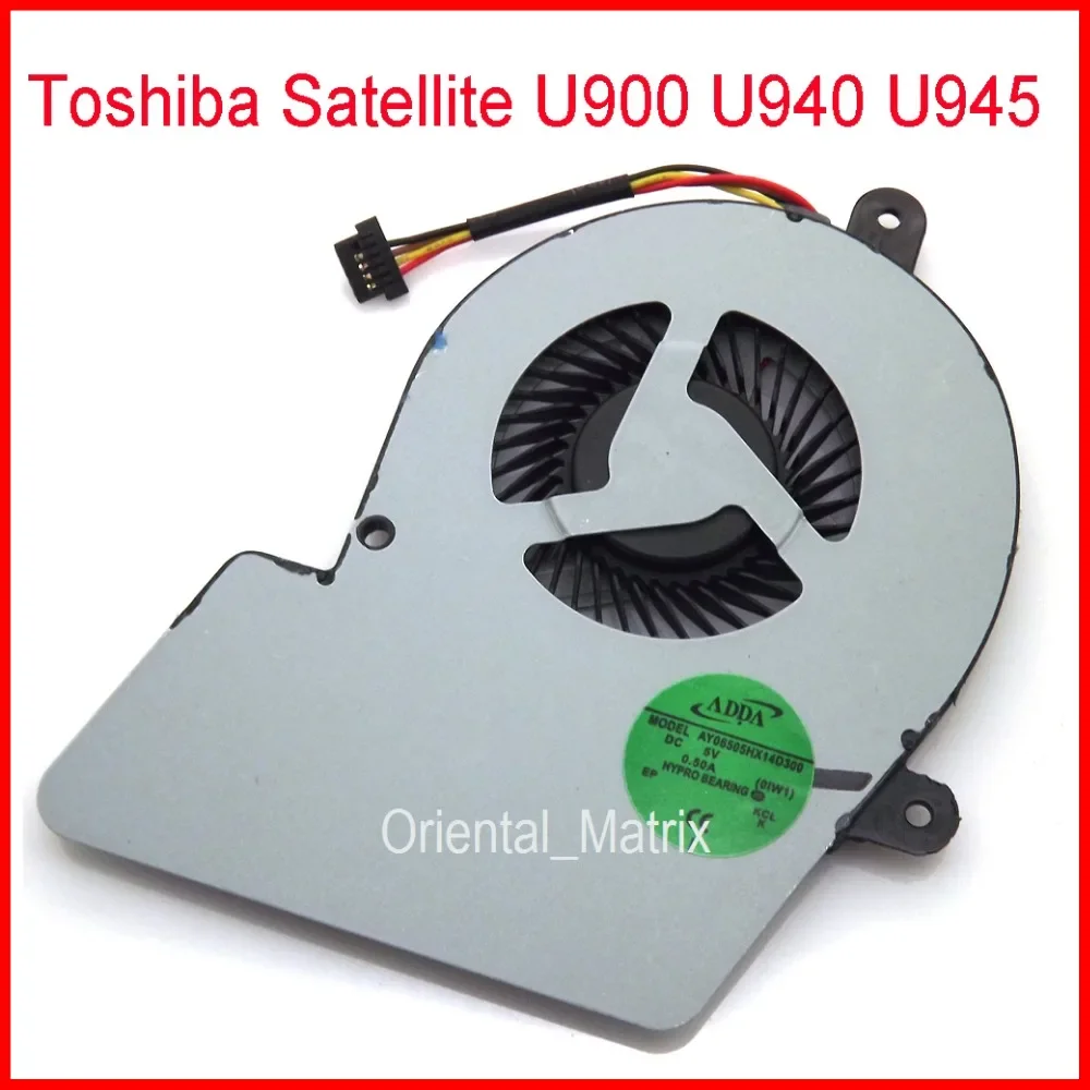 Free Shipping New AY06505HX14D300 DC5V 0.50A For Toshiba Satellite U945 U900 U940 CPU Cooler Cooling Fan