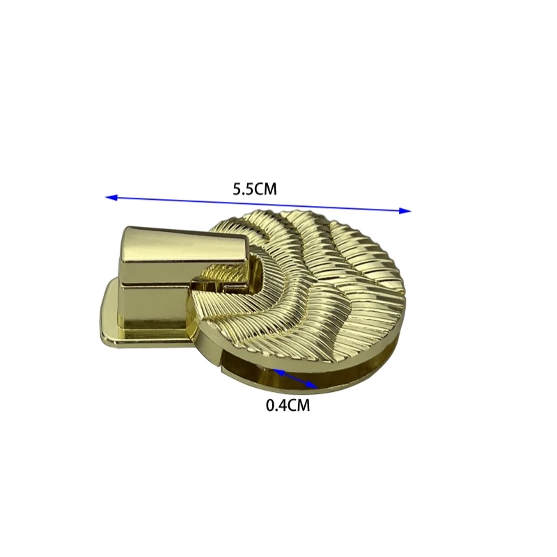 Clamp Lock Hardware Accessories Decorative Shell Lock for Handbags Twist Clasps Turn Locks Round Shape Bag Parts