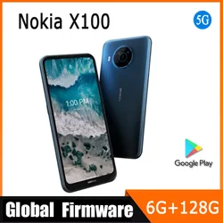 Nokia X100 5G SmartPhone Battery capacity 4470mAh CPU Qualcomm Snapdragon 480 48MP Camera Full Screen used phone