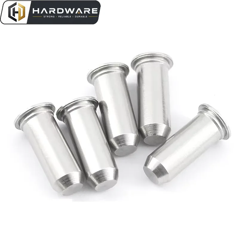 100pcs Stainless Steel Positioning Pins Tps-3/4/5/6, Guide Pins, Cylindrical Pins, Rivet-pressing Pins