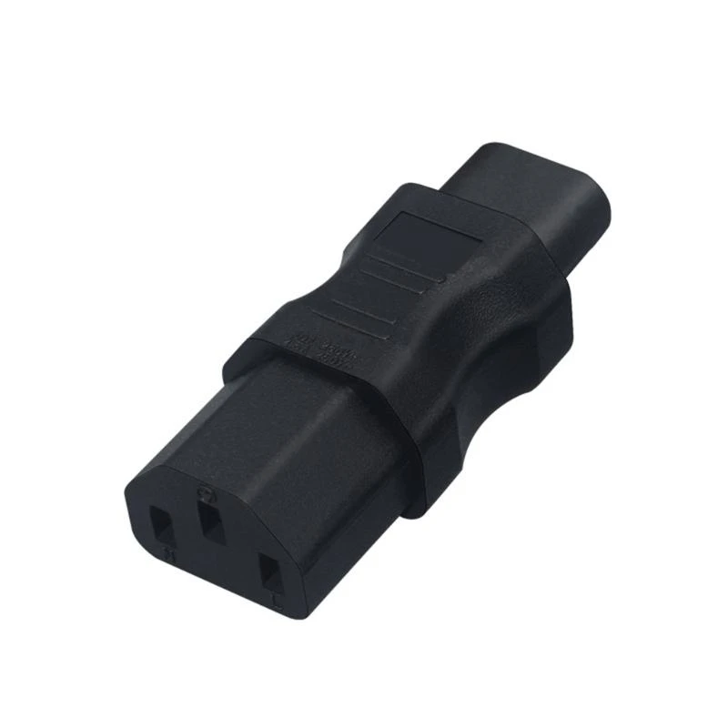 

652F IEC320 C8 to C13 Power Plug Adapter,Figure 8 Male to C13 Cloverleaf Female Conversion Plug Adapter