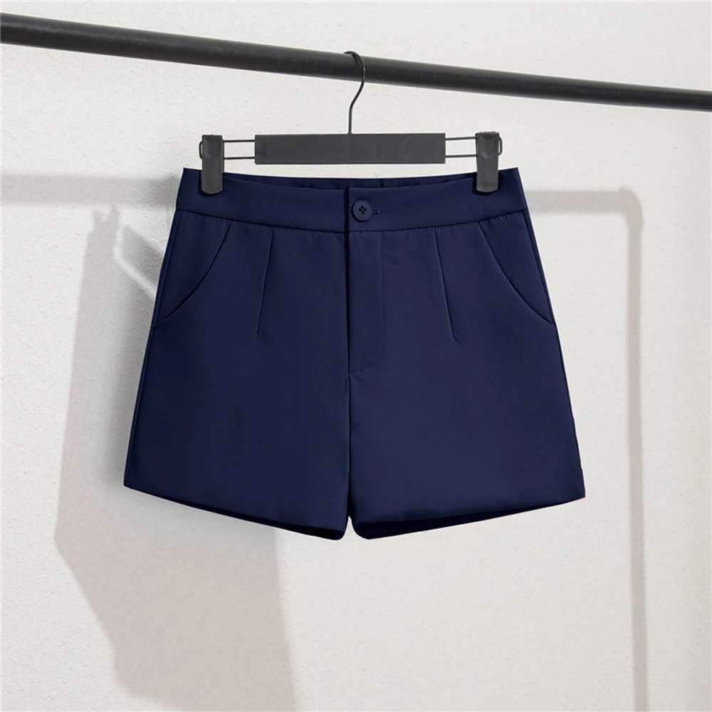Casual Thin Loose Fit High Waist Wide Leg Shorts for Women Suitable for Multi Season Wear Including Spring and Autumn