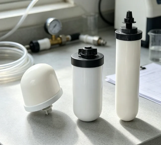 Hemispherical Ceramic Water Filter Cartridge Activated Carbon Water Storage Tank Filter for Purifying Water