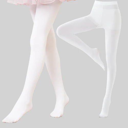 Medias de Ballet 90D para niñas y adultos, pantimedias de terciopelo para baile, calcetines largos para niños, medias de microfibra sin costuras para entrenamiento