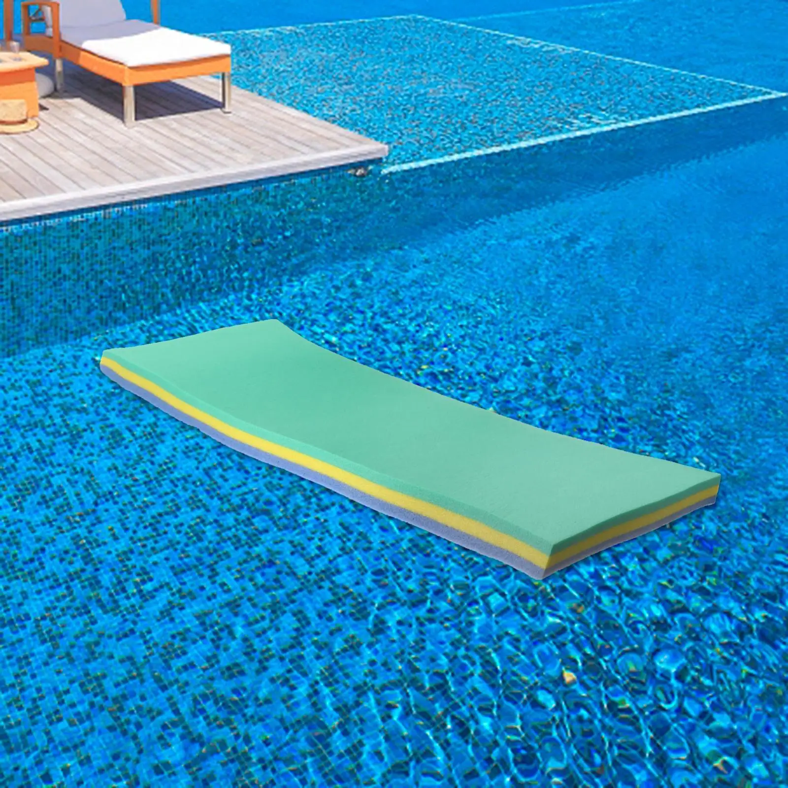 

3 Layers Water Float Mat Floating Swim Mat Portable High Density Drifting Mattress Water Sports Fun Game Float Cushion Pad