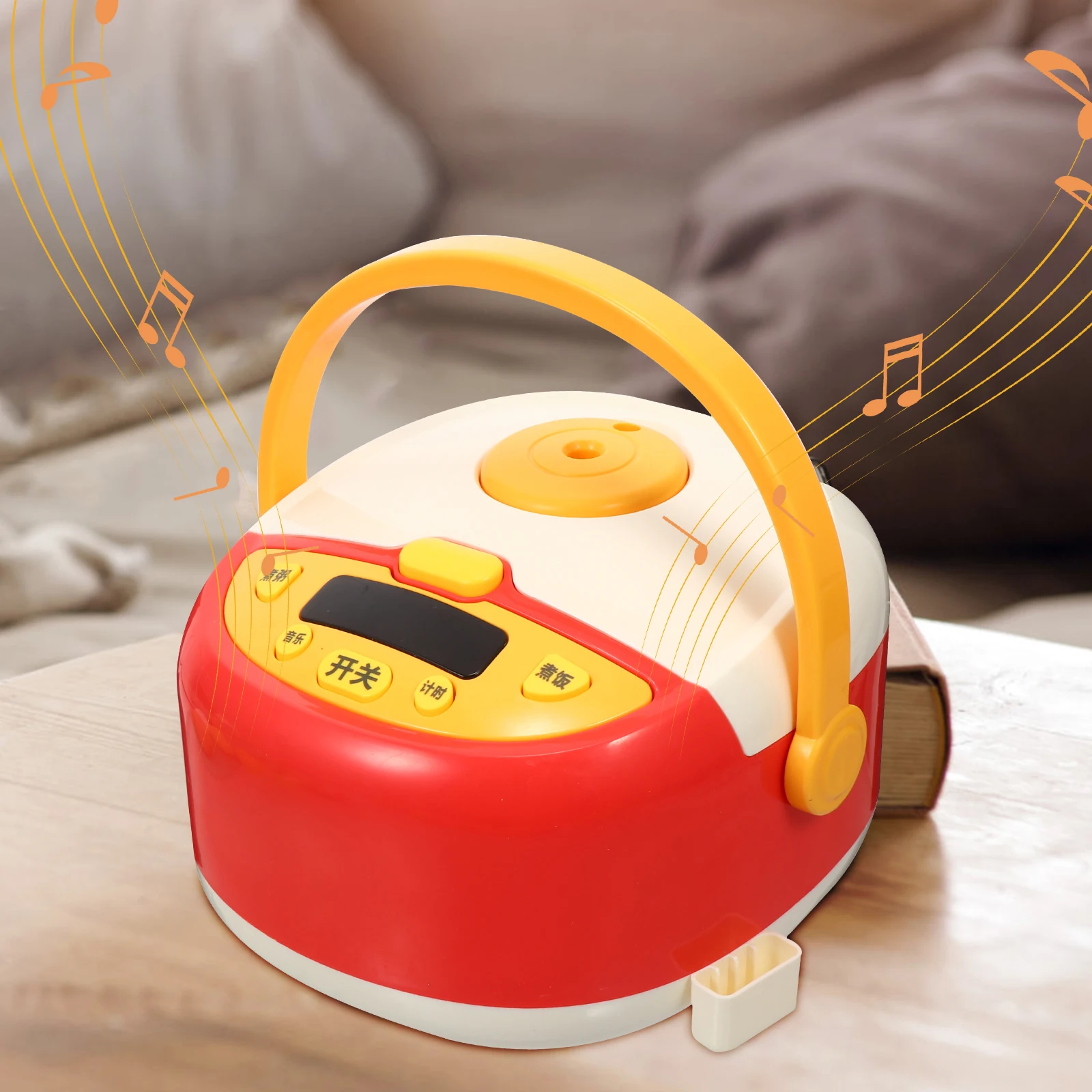 1 set Simulation Kitchen Set Kids Cooking Playhouse Educational Rice Cooker Toy for Children Safe Material Parent-Child