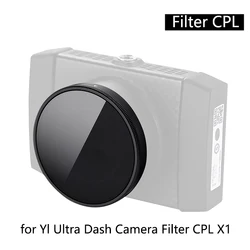 For YI Ultra Dash Camera CPL Filter HD screen saver Filter