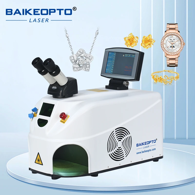 Portable Desktop Gold Silver 100w  Jewelry Laser Welding Machine System with Precise Jewelry Welder Laser Welding Machine