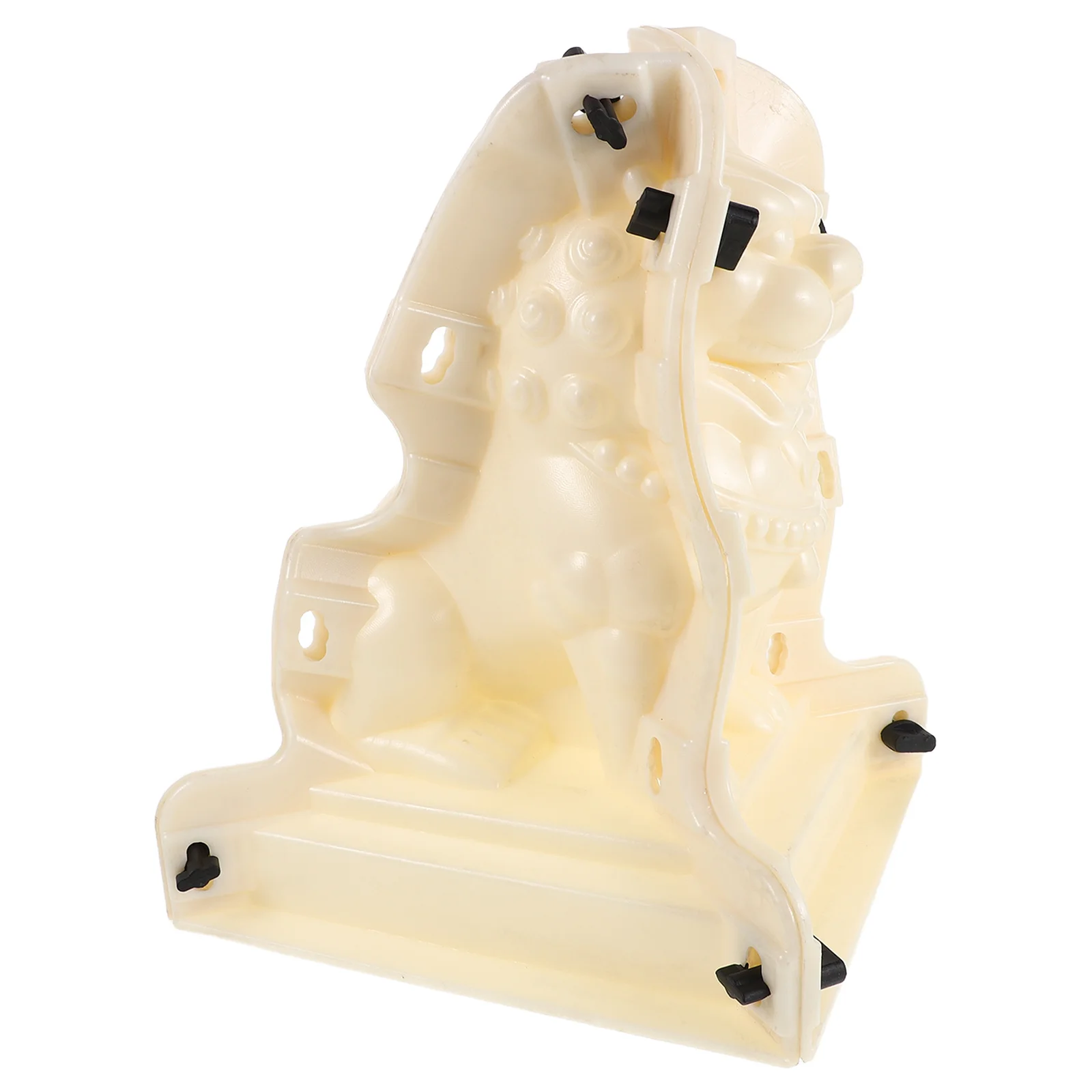 قالب تمثال الأسد تصميم حيوان كلاسيكي لعمود الحديقة مدخل الشرفة الاسمنت الفني الحرفية DIY صب الجص الزخرفي #3