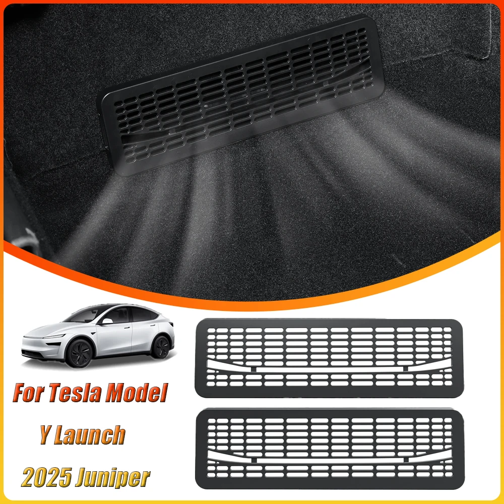 

ABS Air Outlet Protective Cover Car Seat Air Outlet Grille for Tesla Model Y Launch 2025 Juniper Air Vent Outlet Cover