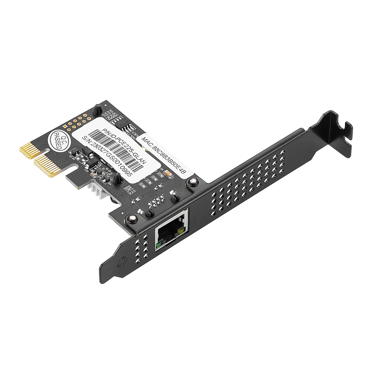 Intel I225-V3 Game PCIE Card 2500Mbps Gigabit Network Card 10 100 1000Mbps RJ45 Wired Computer PCIe 2.5G Network Adapter LAN