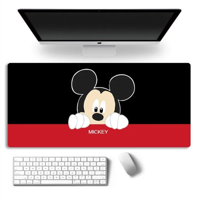 

Mickey & Minnie Mouse Pad Cartonn Anime Large Gamer Keyboard Mouse Pads for Laptop Computer Non-slip Durable Desktop Pads