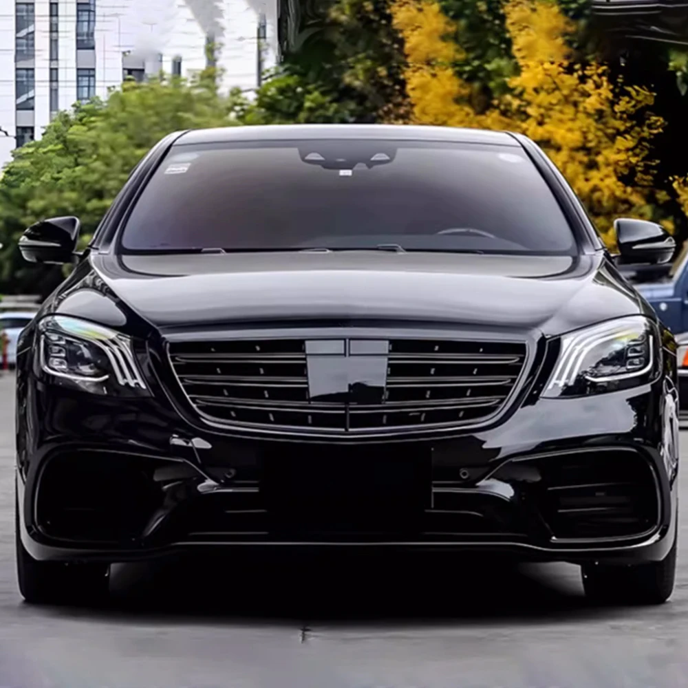 

Car Front Bumper Grille Grills For Mercedes-Benz W222 S-Class S320 S400 S350 S500 S450 S600 2014-2019 Facelift ABS Racing Grill