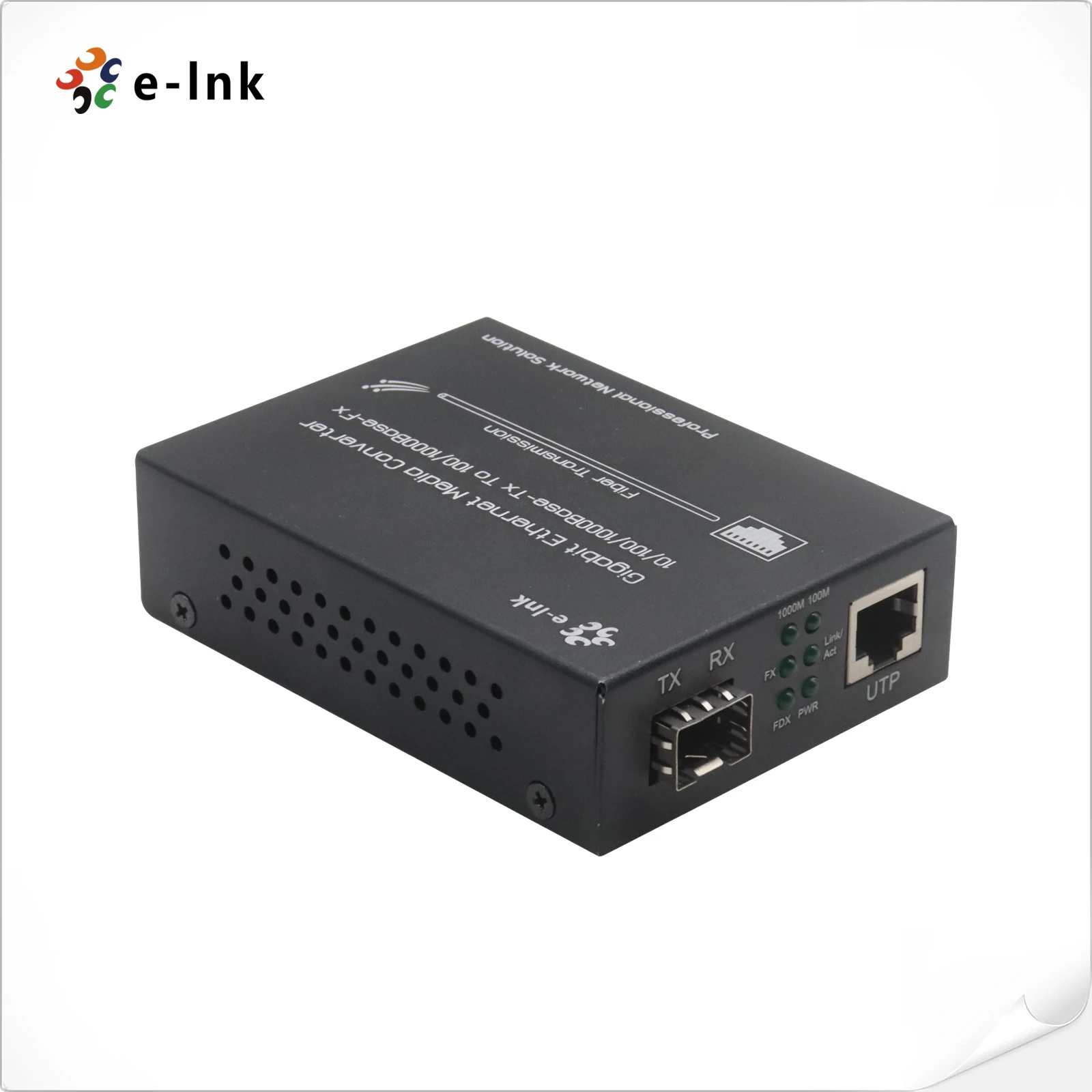 

Ethernet Media Converter with SFP Slot for Fiber Optic to Copper 10/100M Network Extension