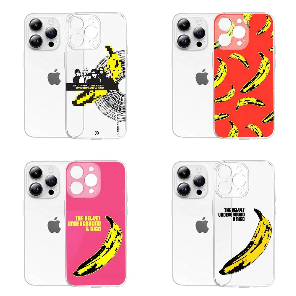 

The Velvet Underground & Nico Phone Case For iPhone 14,16,11,13,15,17,12,Air,Mini,Plus,Pro,Max,Plus,E Clear TPU Shell