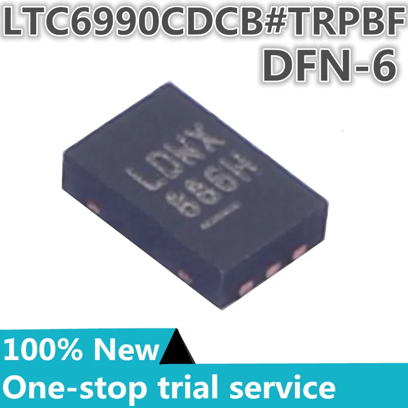 

1-10PCS %New original LTC6990CDCB#TRPBF Silkscreen LDNX package DFN-6 timer/Timer/Clock Oscillato