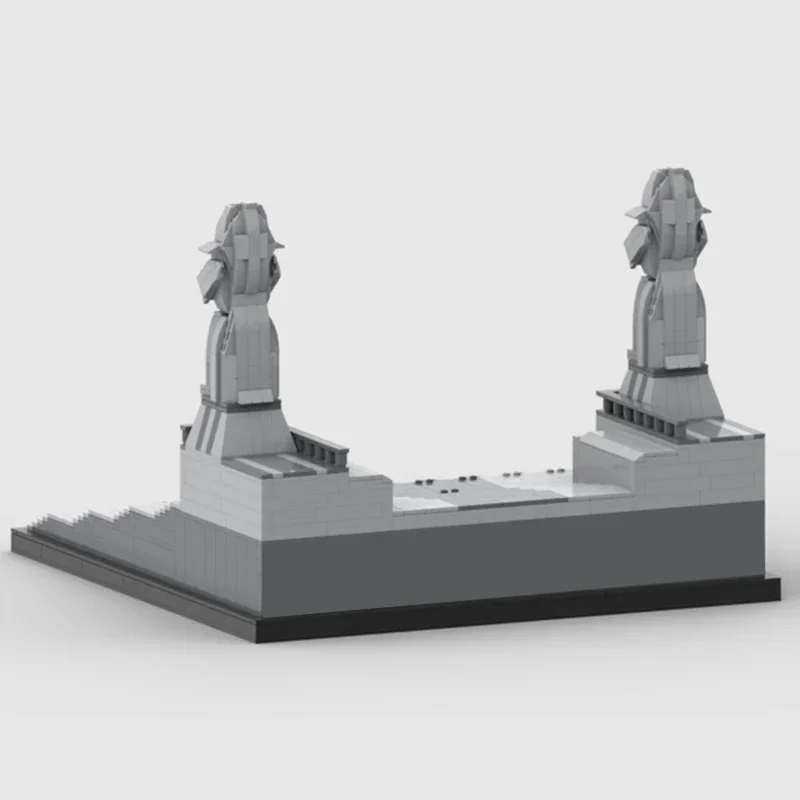 Montagem De Tijolos De Construção Brinquedos De Blocos Modulares, Modelo De Filmes De Estrela, Escadaria De Entrada Do Templo, Presentes De Natal, Conjuntos De Montagem DIY