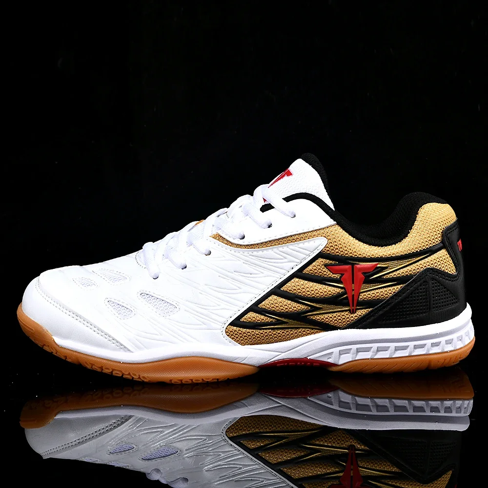 Professional Men Women Table Tennis Shoes Non Slip Training Table Tennis Sneakers Comfortable Competition Specific Sport Shoes