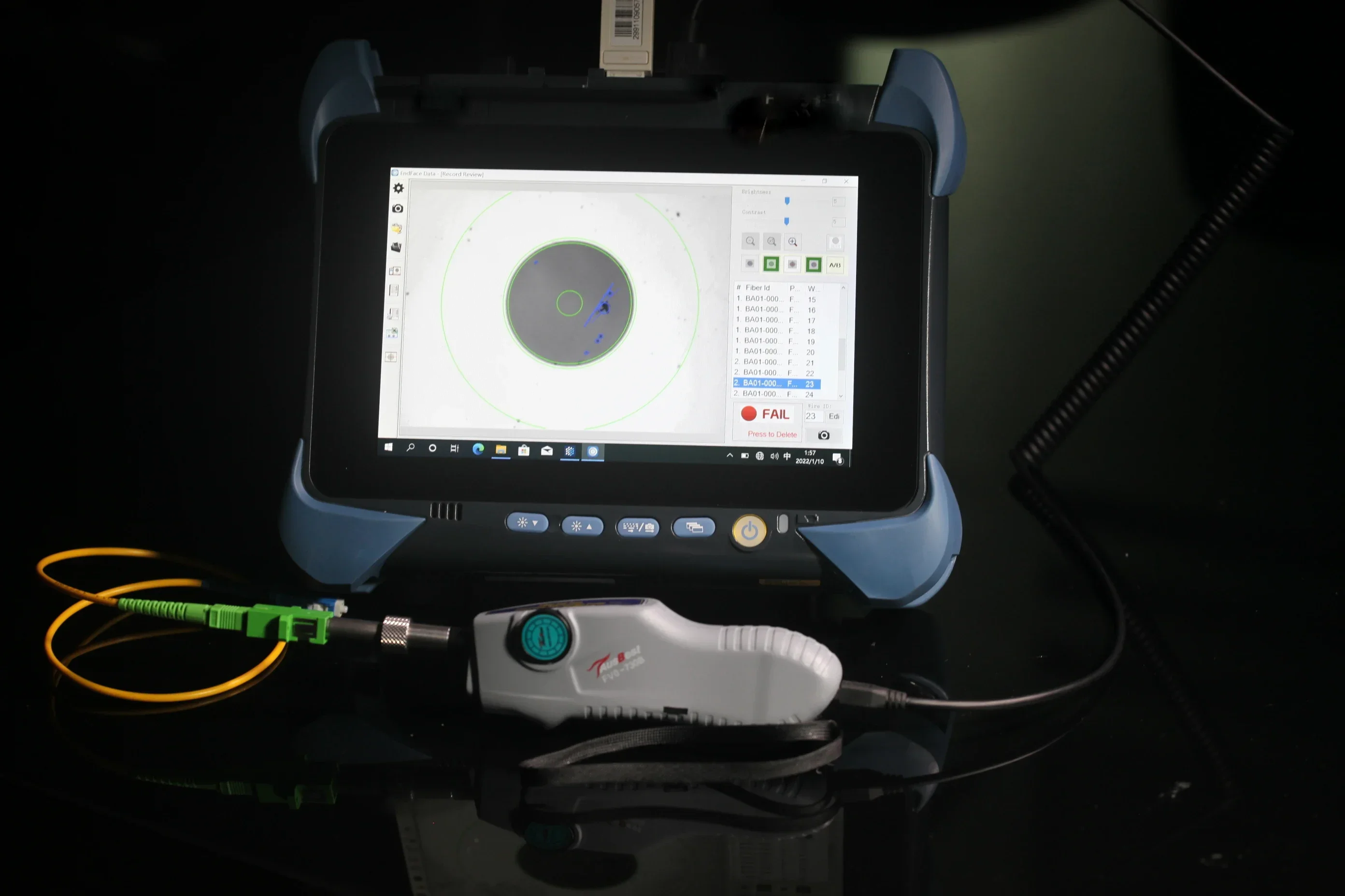 

2026 Grandway Sharkway Triber Yokogawa Anritsu OTDR Портативный оптоволоконный прицел Оптоволоконные инспекционные лупы Зонд прицел