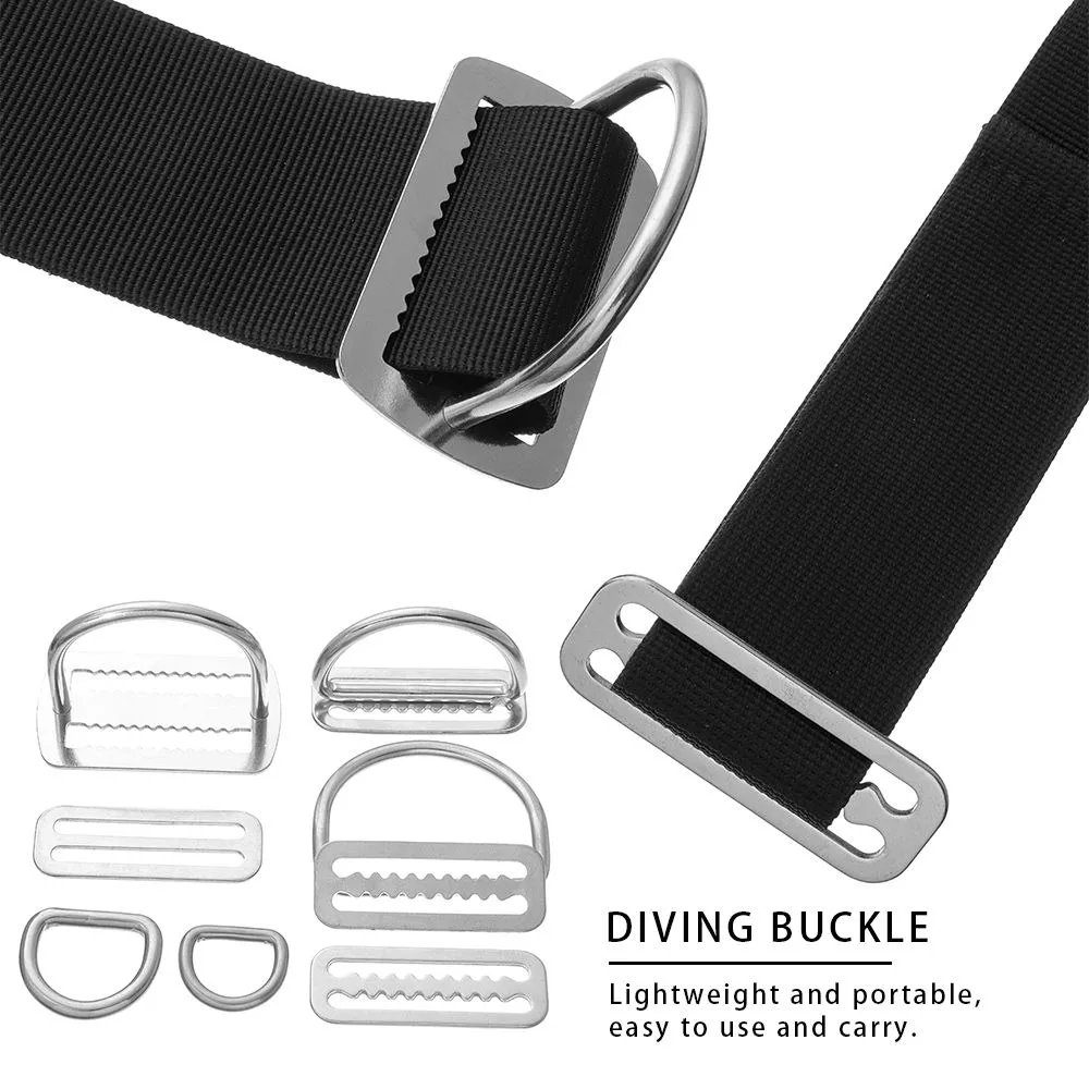 

Stainless Steel Diving Weight Belt Freediving D Ring Weight Belt Keeper Belt Belts Retainer Retainer Stopper Diving Accessoires